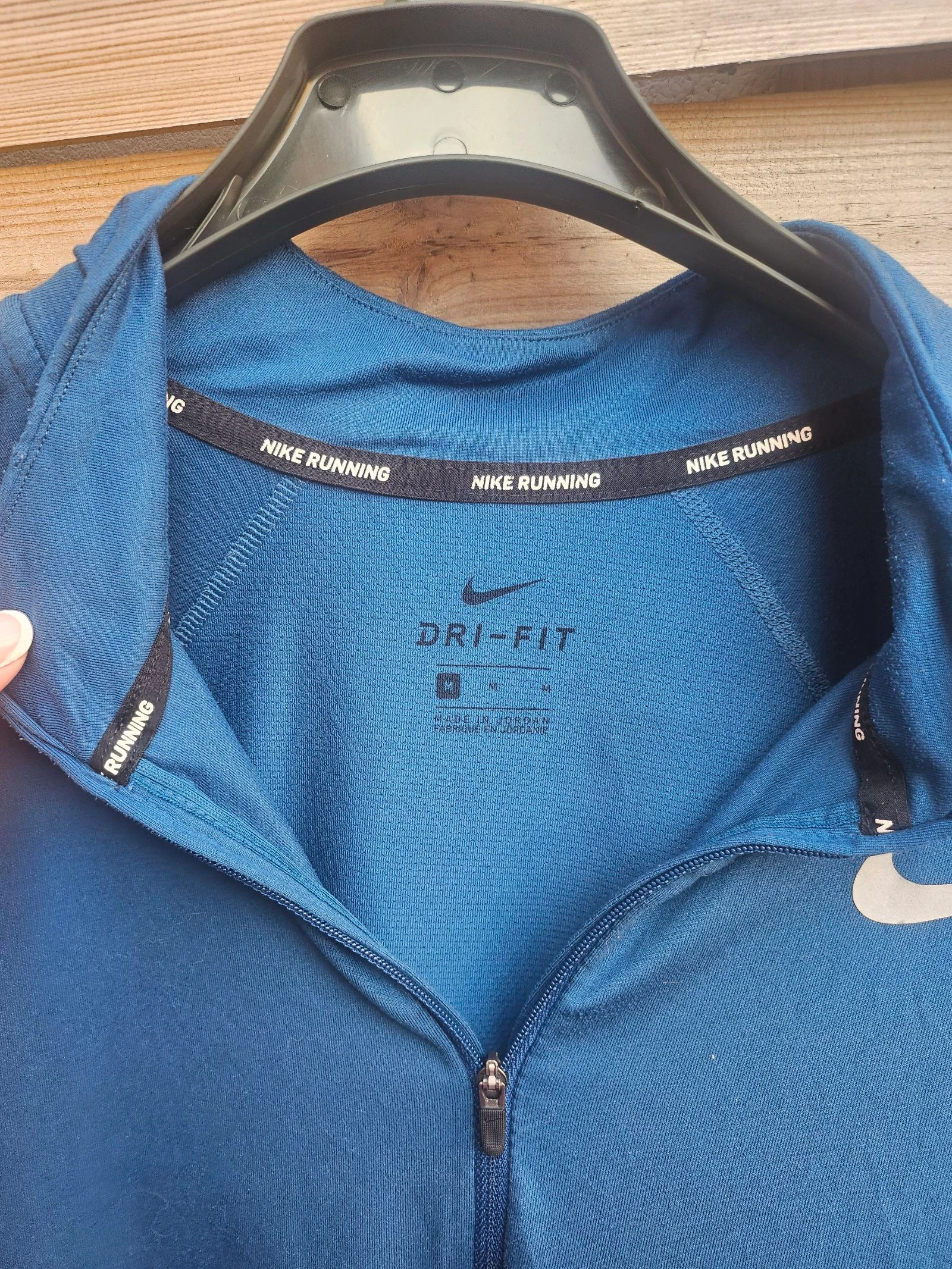 Blue nike dri-fit half zip top – photo 2
